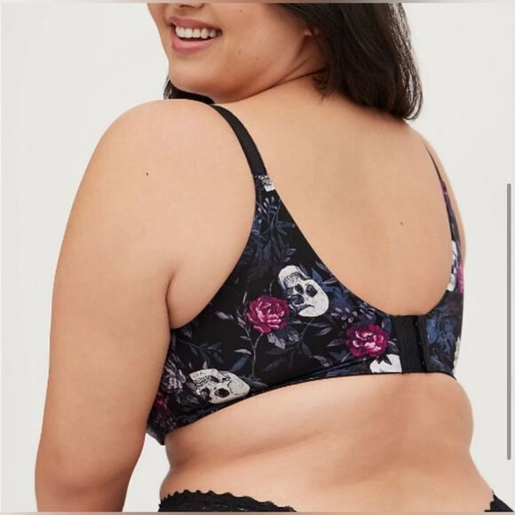 Torrid Curve 360 back smoothing lightly lined full coverage balconette bra 46 D - Picture 4 of 6